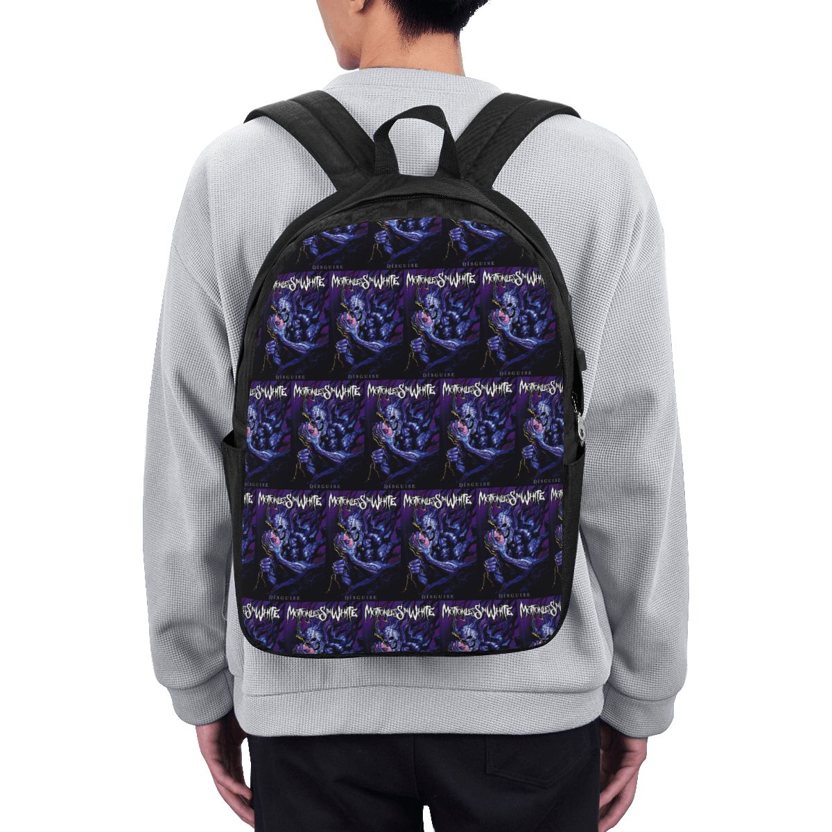 Womens Backpack - حقيبة ظهر بيضاء من Motionless In