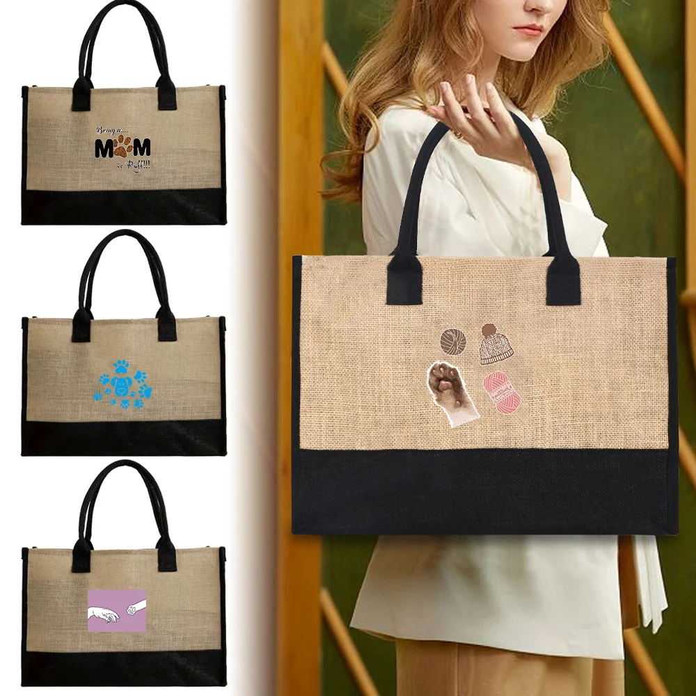 Women Bags Jute - حقائب الجوت 2026 القابلة لإعادة الاستخدام