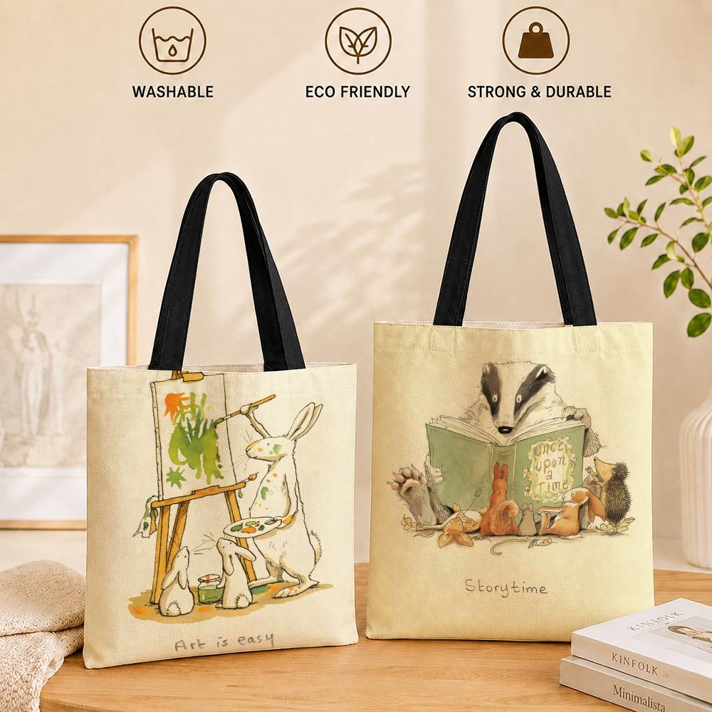 Women Bags Guess - حقيبة تخزين بتصميم رسوم متحركة 'خمن