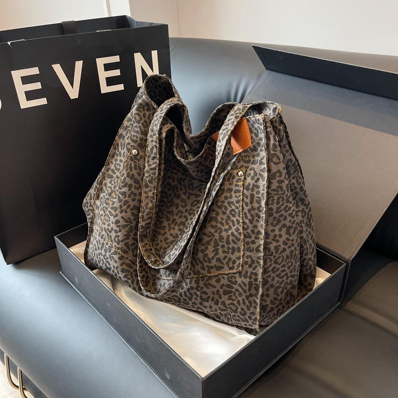 حقيبة يد بنمط الفهد، حقيبة كتف - مراجعة Women Bags For Work وسعره