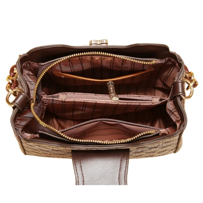 حقيبة كتف مطبوعة بتصميم عتيق،  - مراجعة Women Bags For Work وسعره
