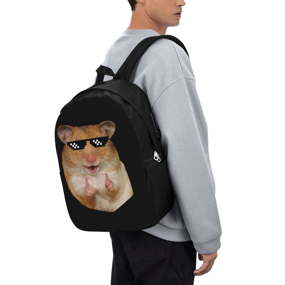 حقيبة ظهر مضحكة على شكل هامستر - مراجعة Womens Backpack وسعره