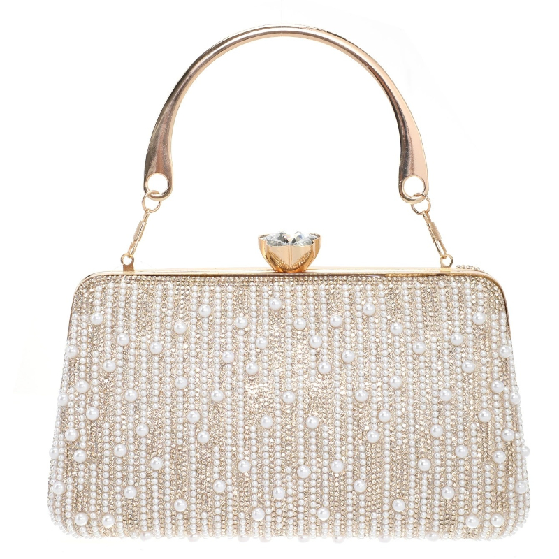 حقائب سهرة رسمية فضية للنساء ت - مراجعة Women Bags Gold وسعره