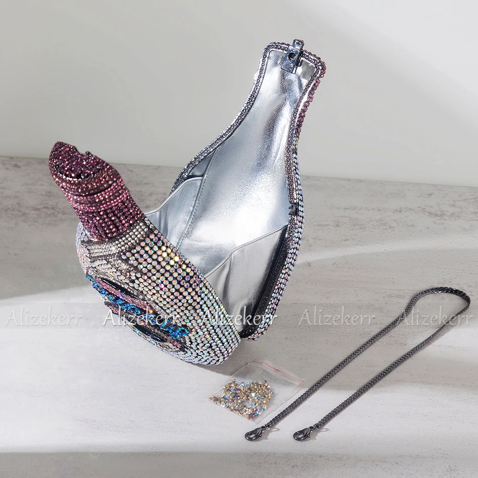 Alizekerr زجاجة شمبانيا على شك - مراجعة Women Bags Offers وسعره