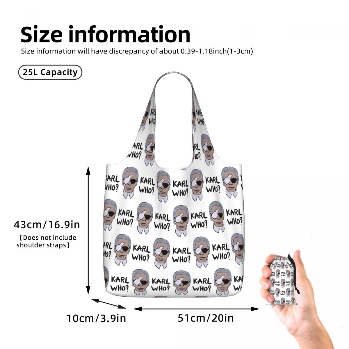 حقيبة تسوق كارل هو من القماش،  - مراجعة Women'S Karl Bags وسعره