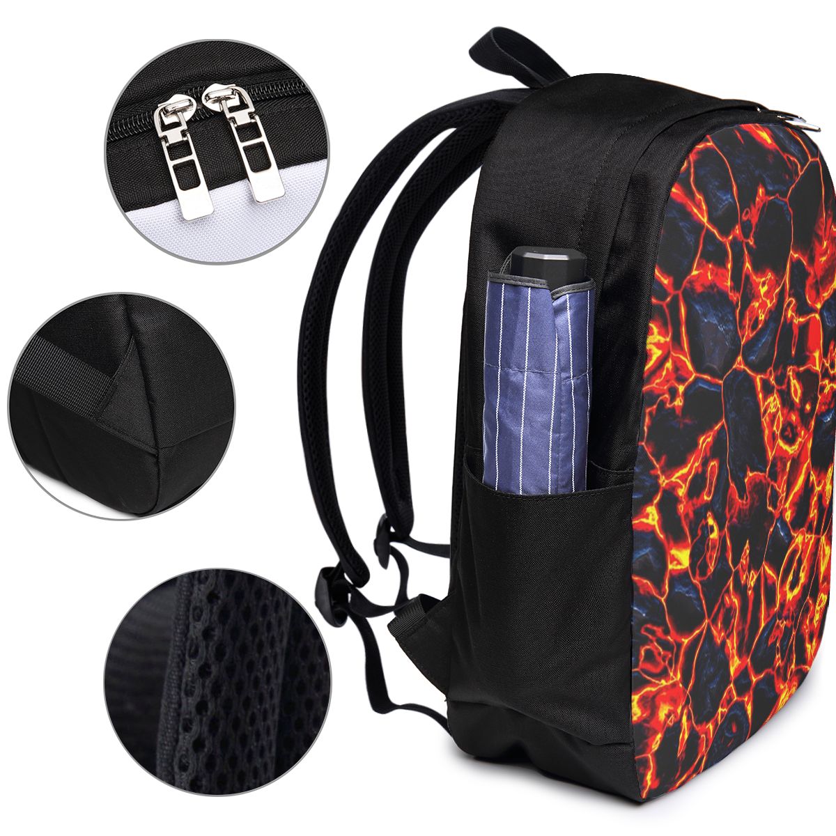 حقيبة ظهر بتصميم بركان الماغما - مراجعة Womens Backpack وسعره