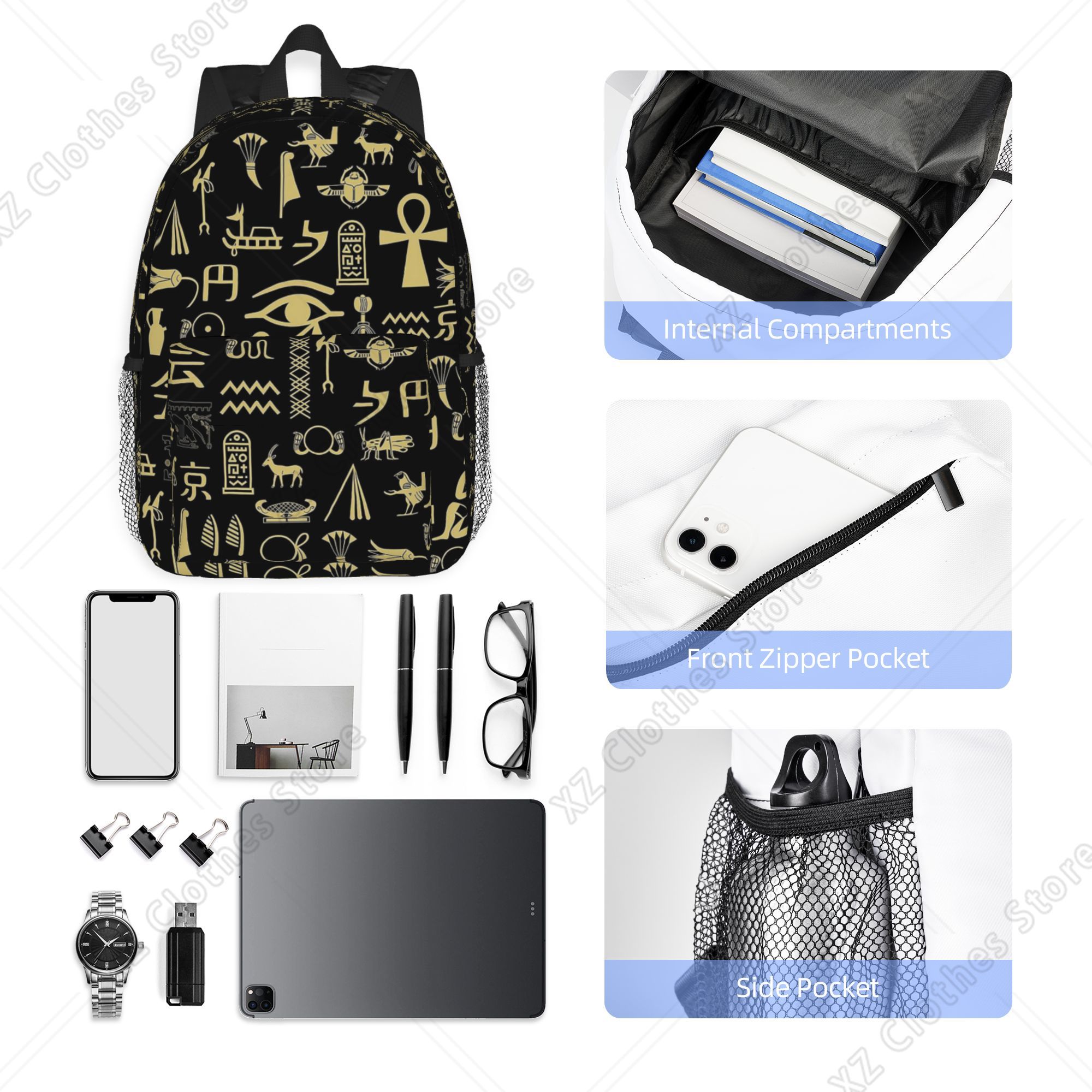 حقيبة ظهر بتصميم إله مصر القدي - مراجعة Women Bags Egypt Sale وسعره