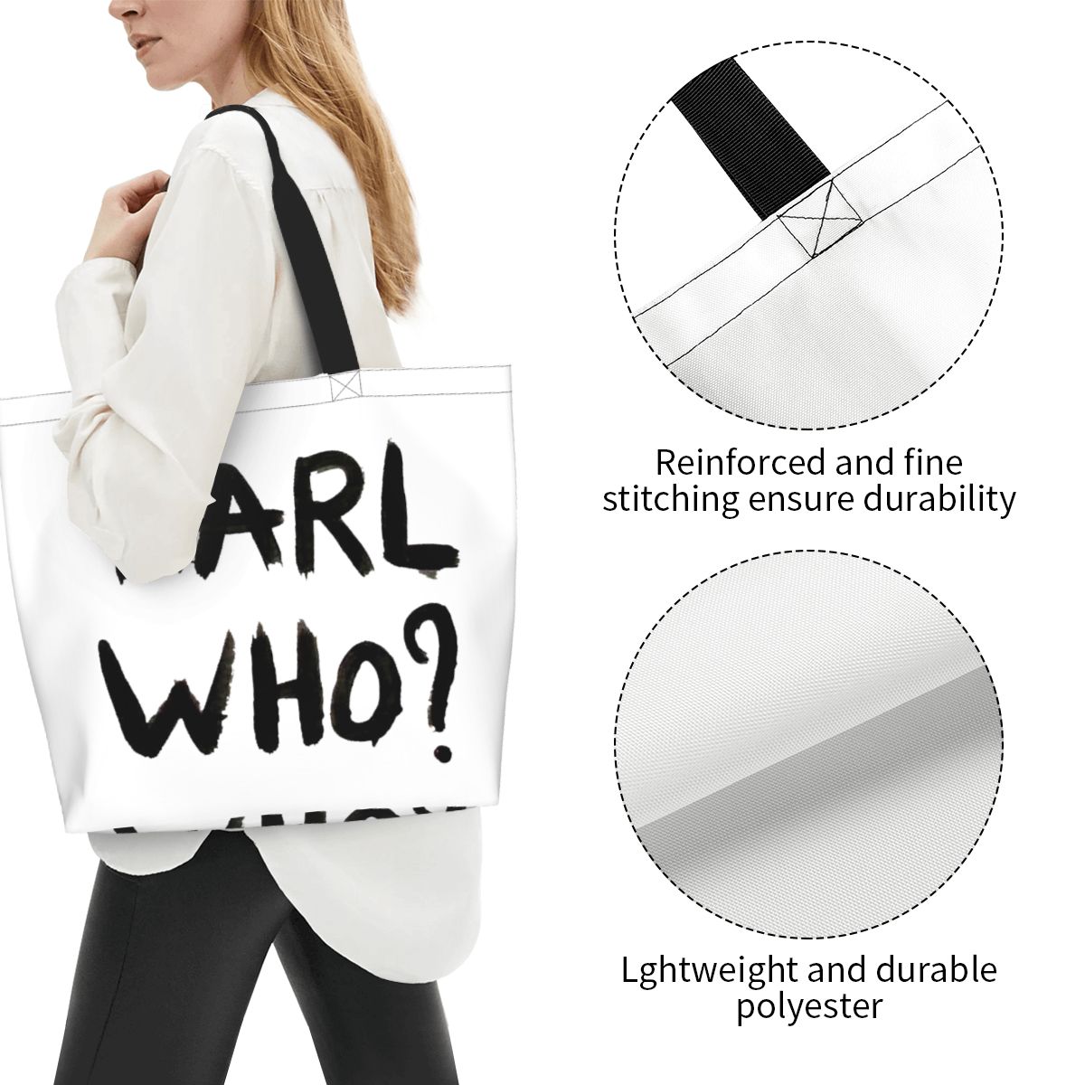 حقيبة تسوق بقالة مخصصة للنساء  - مراجعة Women'S Karl Bags وسعره