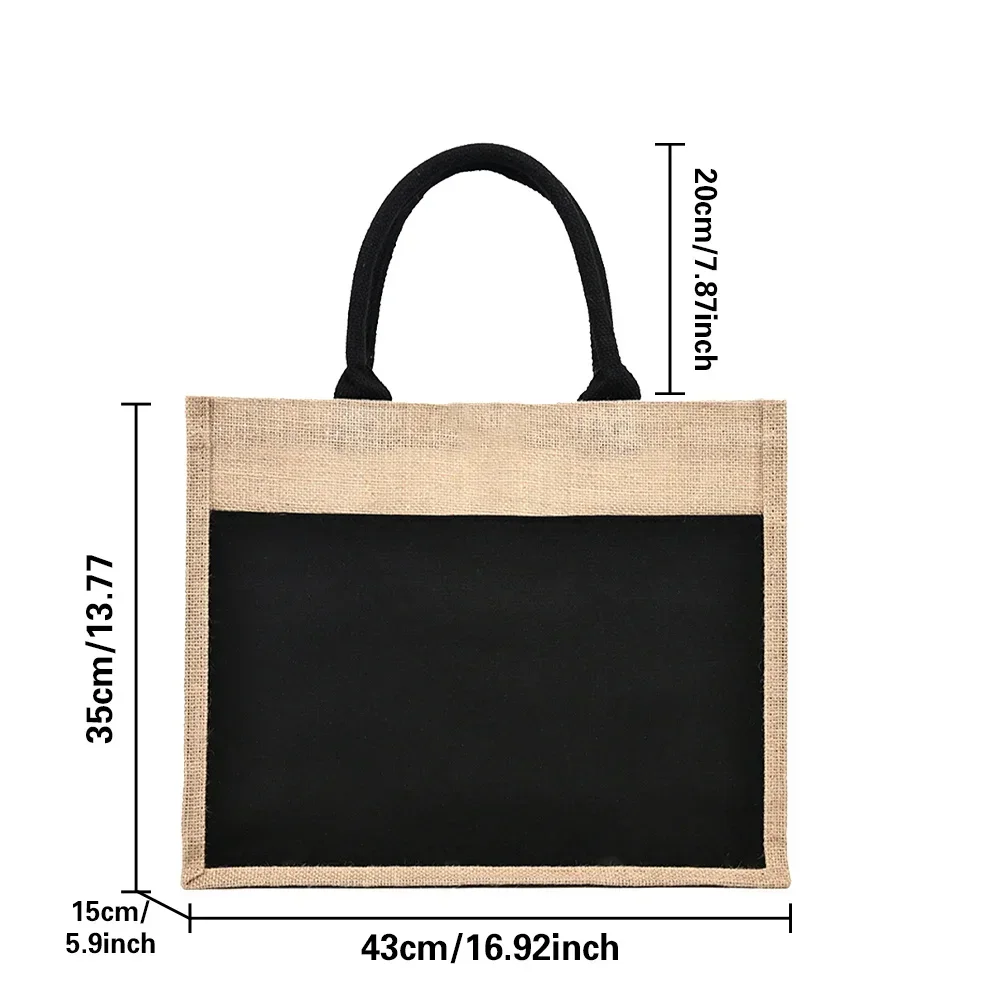 حمل حقيبة قابلة لإعادة الاستخد - مراجعة Women Bags Jute وسعره