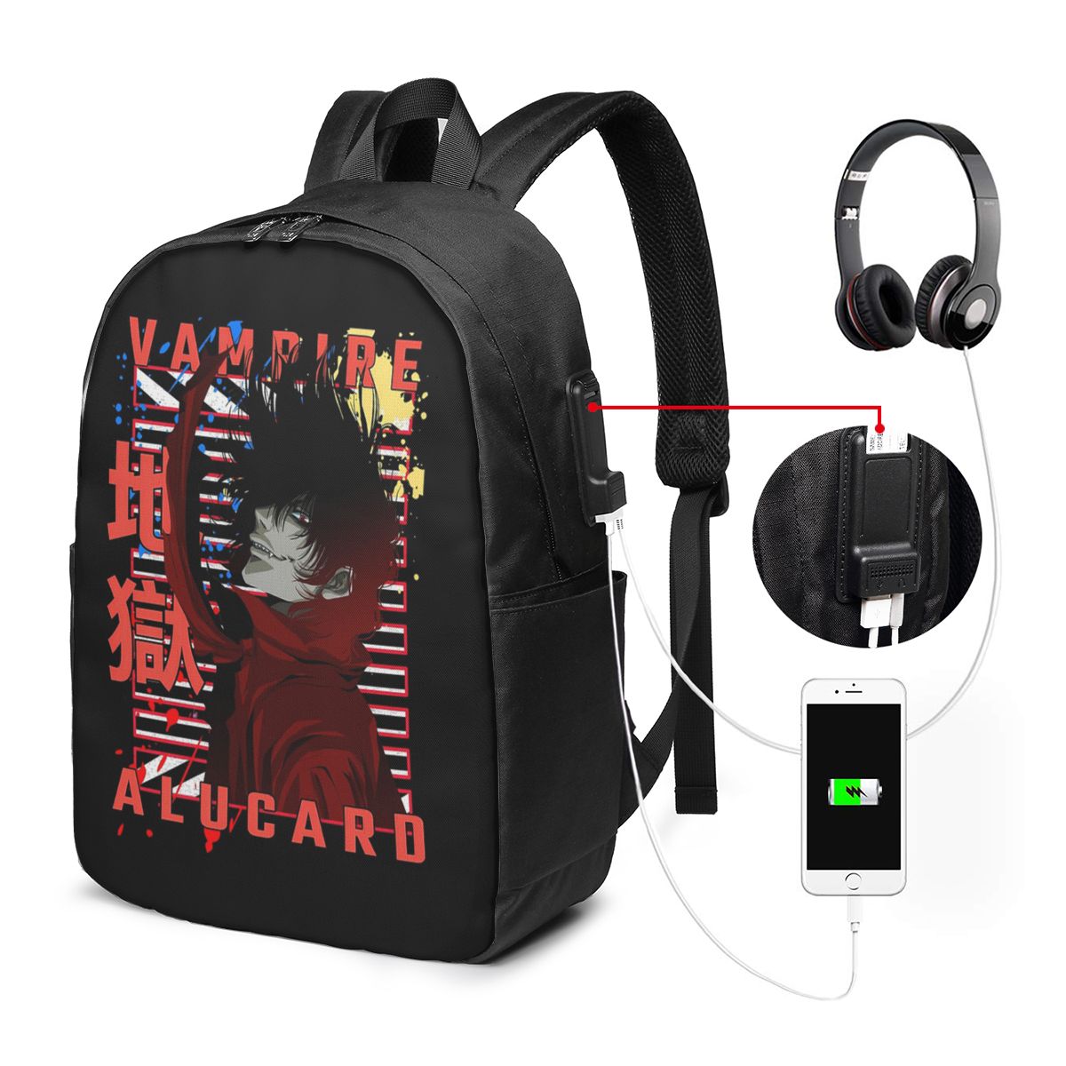 حقيبة ظهر Alucard Hellsing Man - مراجعة Womens Backpack وسعره