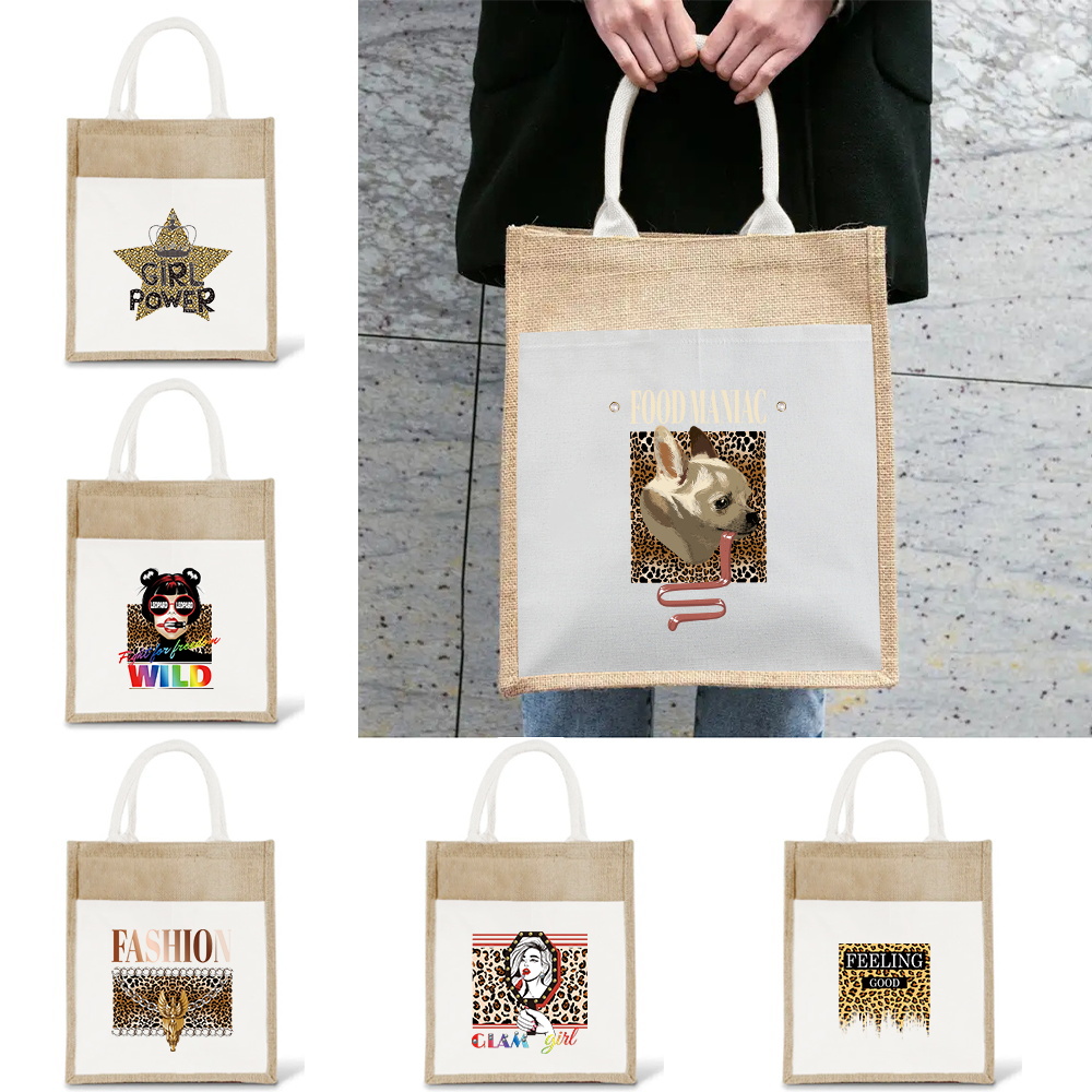 حقيبة تسوق محمولة صديقة للبيئة - مراجعة Women Bags Jute وسعره