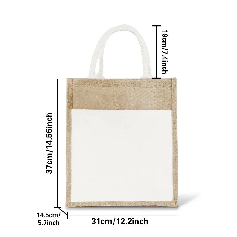 حقيبة تسوق محمولة صديقة للبيئة - مراجعة Women Bags Jute وسعره