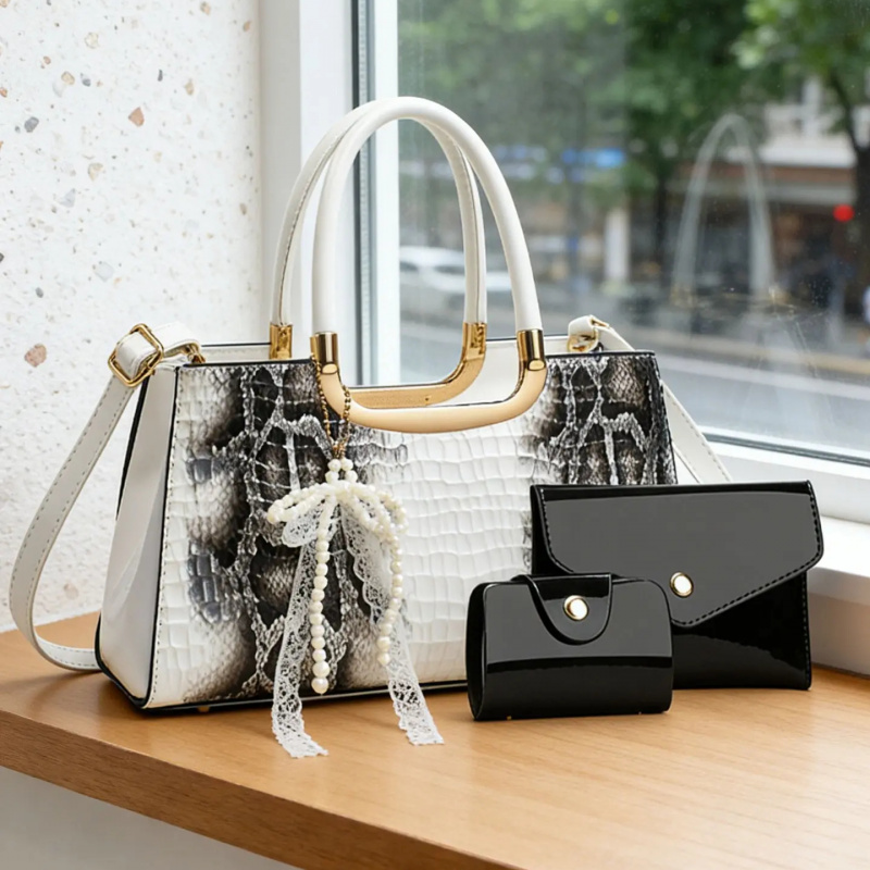 مجموعة حقائب يد نسائية، حقيبة  - مراجعة Women Bags Leather وسعره