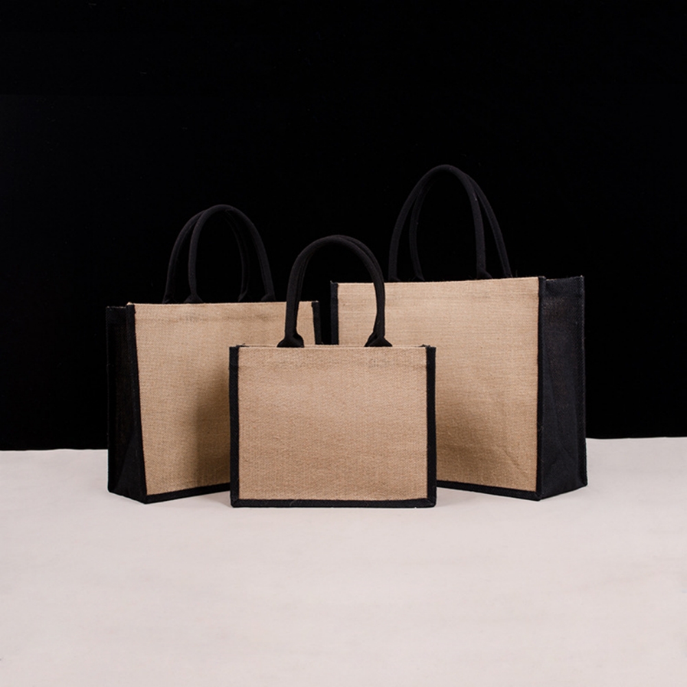 حقيبة تسوق من الخيش صديقة للبي - مراجعة Women Bags Jute وسعره