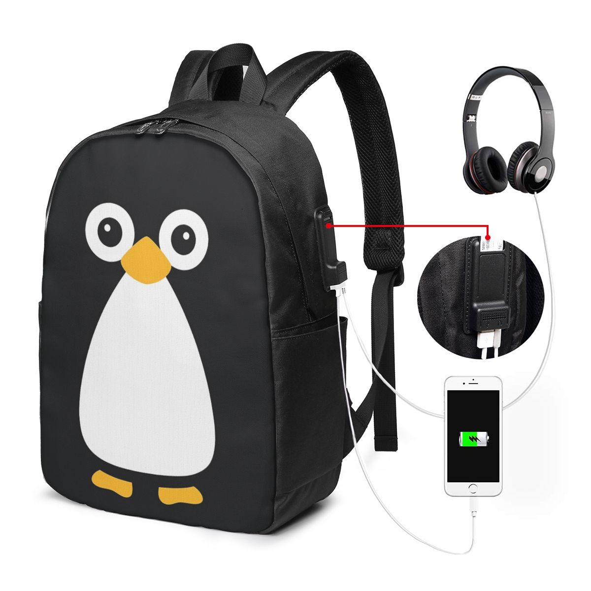 حقيبة ظهر لطيفة على شكل بطريق، - مراجعة Womens Backpack وسعره