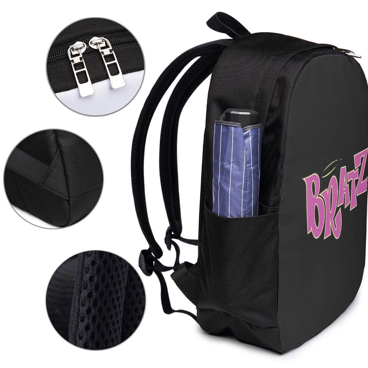 حقيبة ظهر بشعار براتز، حقيبة س - مراجعة Womens Backpack وسعره