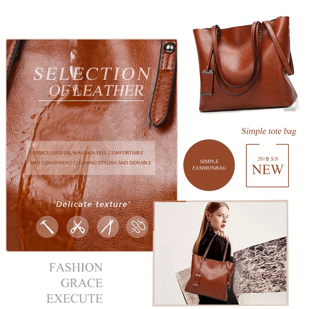 حقيبة يد جلدية كلاسيكية كلاسيك - مراجعة Women Bags For Work وسعره