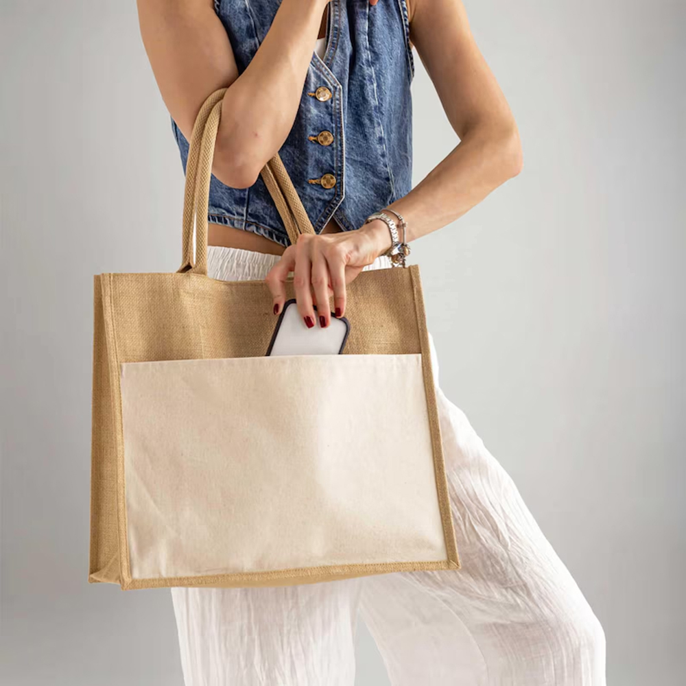 حقيبة حمل مخصصة لحفلات الزفاف  - مراجعة Women Bags Jute وسعره